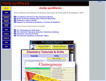 Tablet Screenshot of meta-synthesis.com